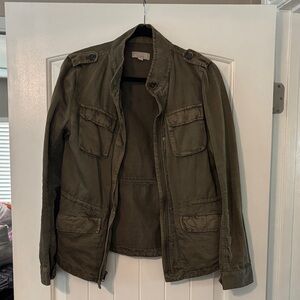 Women’s Olive Military Jacket
